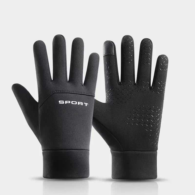 Waterproof Football Gloves – Thermal Grip Cycling Sports Mittens With Polyester - ZOOMNSTORE