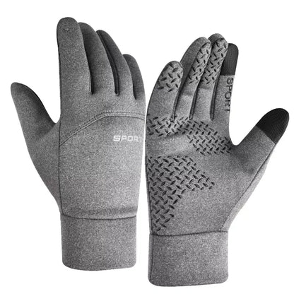 Waterproof Football Gloves – Thermal Grip Cycling Sports Mittens With Polyester - ZOOMNSTORE