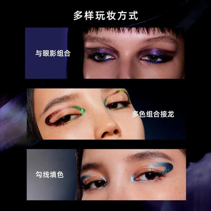 Waterproof Gel Eyeliner – Long Wear Chameleon Color Metallic Glitter Eye Pen - ZOOMNSTORE