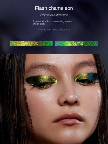 Waterproof Gel Eyeliner – Long Wear Chameleon Color Metallic Glitter Eye Pen - ZOOMNSTORE