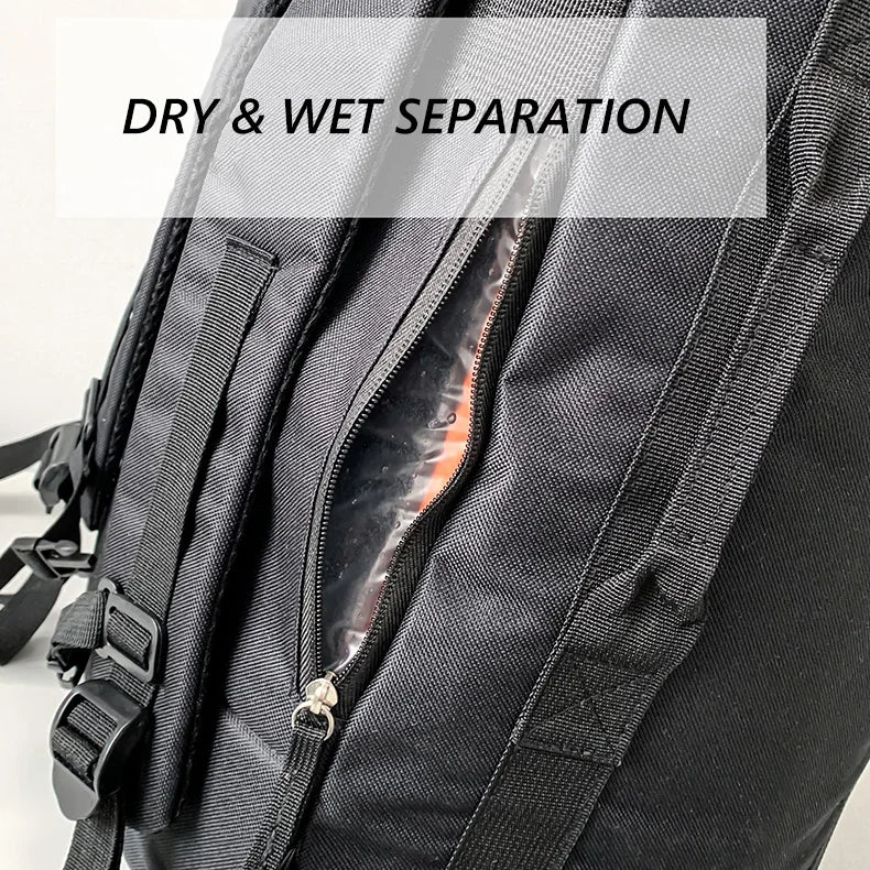 Waterproof Gym Backpack – Large Capacity Fitness Travel Bag With Laptop Protection - ZOOMNSTORE