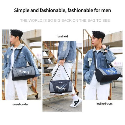 Waterproof Gym Bag – Portable Storage Crossbody Yoga Fitness Sports Carrier - ZOOMNSTORE