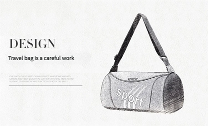 Waterproof Gym Bag – Portable Storage Crossbody Yoga Fitness Sports Carrier - ZOOMNSTORE