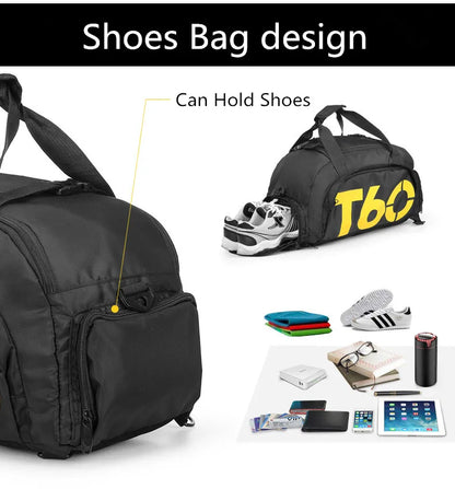 Waterproof Gym Bag – Ultralight Nylon Fitness Travel Backpack for Men & Women - ZOOMNSTORE