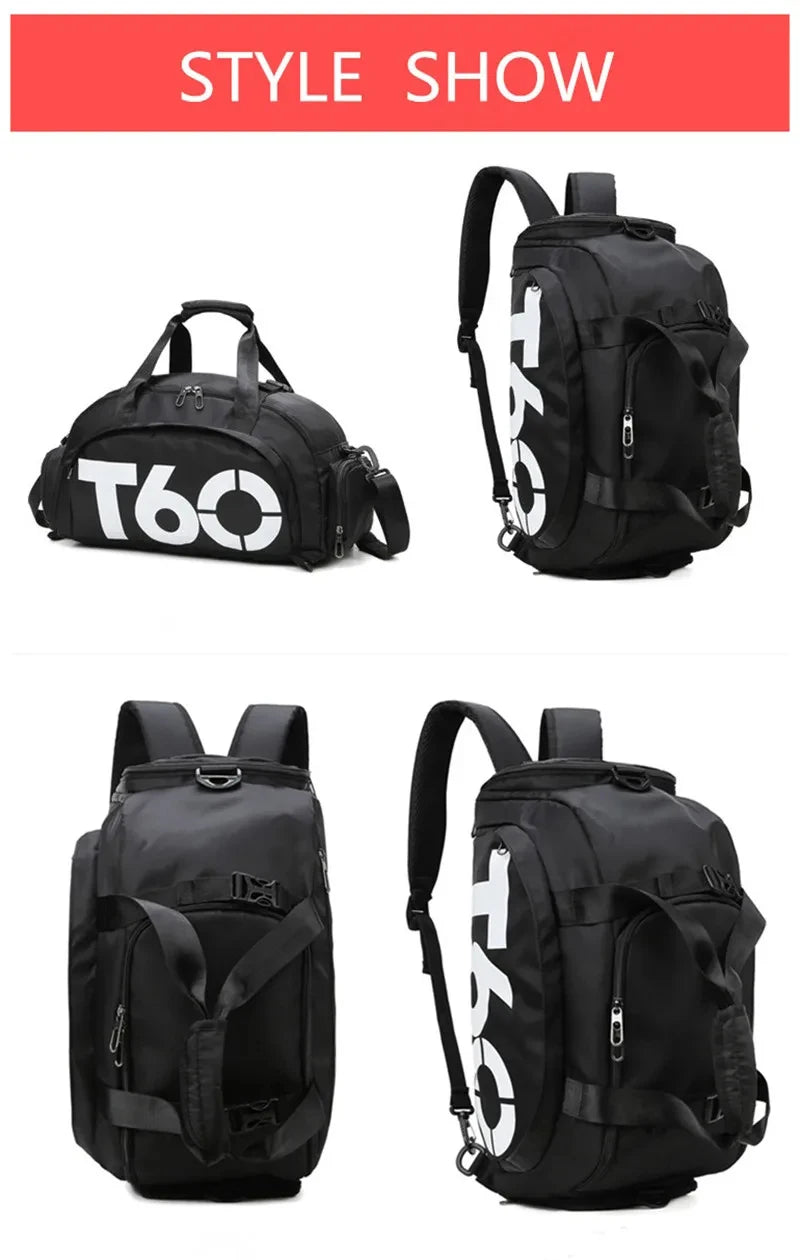 Waterproof Gym Bag – Ultralight Nylon Fitness Travel Backpack for Men & Women - ZOOMNSTORE
