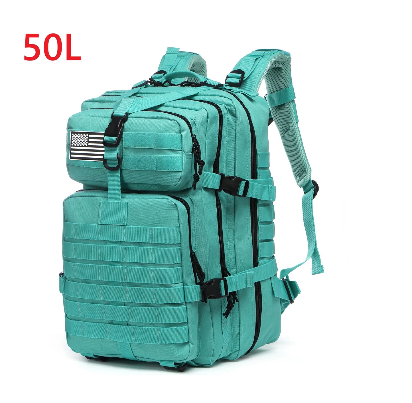Tactical Waterproof Backpack - 25L50L Nylon Rucksack for Trekking Fishing Hunting Camping Hiking - ZOOMNSTORE