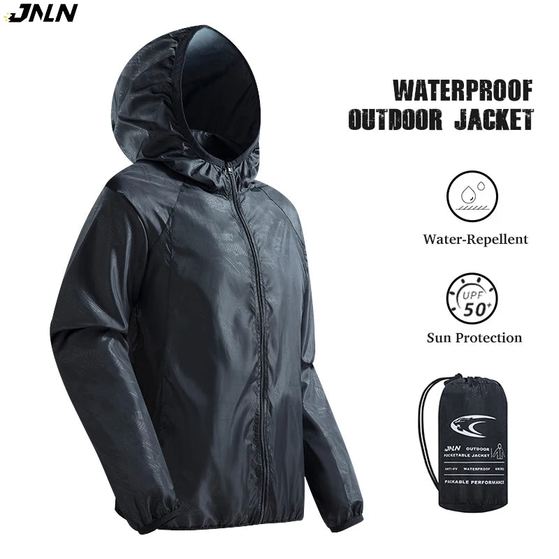 Waterproof Hiking Jacket - Lightweight Quick Dry Jacket With UPF 50+ Sun Protection Coat - ZOOMNSTORE