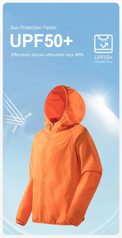 Waterproof Hiking Jacket - Lightweight Quick Dry Jacket With UPF 50+ Sun Protection Coat - ZOOMNSTORE
