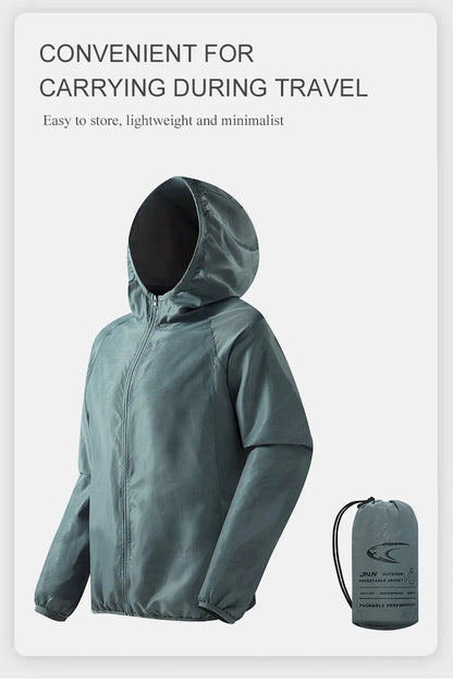 Waterproof Hiking Jacket - Lightweight Quick Dry Jacket With UPF 50+ Sun Protection Coat - ZOOMNSTORE