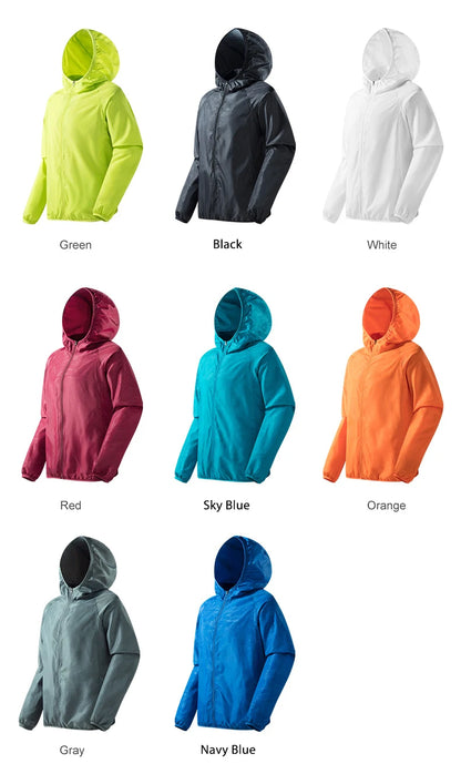 Waterproof Hiking Jacket - Lightweight Quick Dry Jacket With UPF 50+ Sun Protection Coat - ZOOMNSTORE