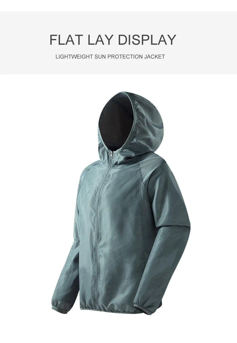 Waterproof Hiking Jacket - Lightweight Quick Dry Jacket With UPF 50+ Sun Protection Coat - ZOOMNSTORE