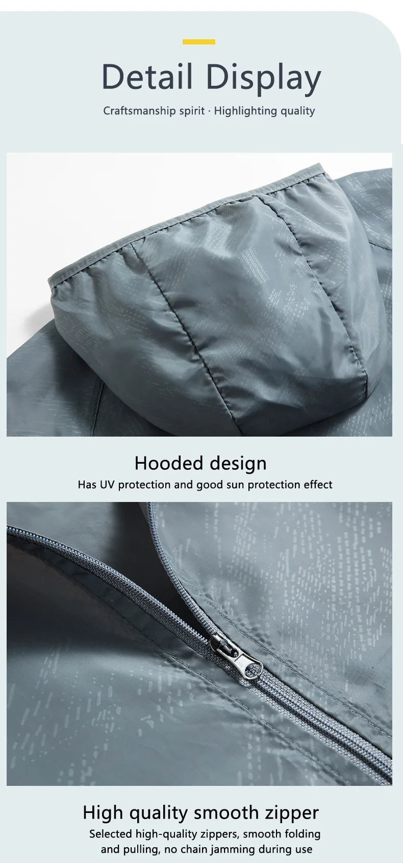 Waterproof Hiking Jacket - Lightweight Quick Dry Jacket With UPF 50+ Sun Protection Coat - ZOOMNSTORE