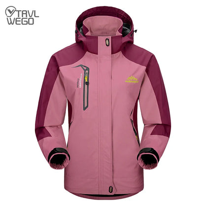 Waterproof Hiking Jacket – Women's Windproof Outdoor Sports Coat With Adjustable Hem - ZOOMNSTORE