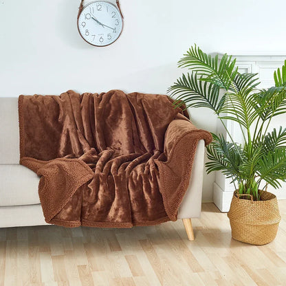 Waterproof King Size Blanket - Cozy Thickened Shaggy Stain Resistant - ZOOMNSTORE
