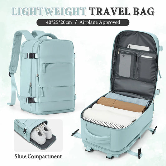 Waterproof Laptop Backpack - Travel Business College Carry-On Bag - ZOOMNSTORE