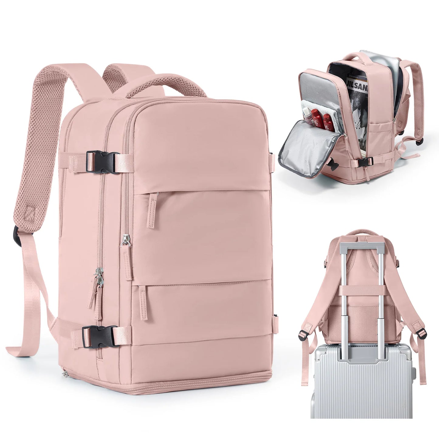 Waterproof Laptop Backpack - Travel Business College Carry-On Bag - ZOOMNSTORE