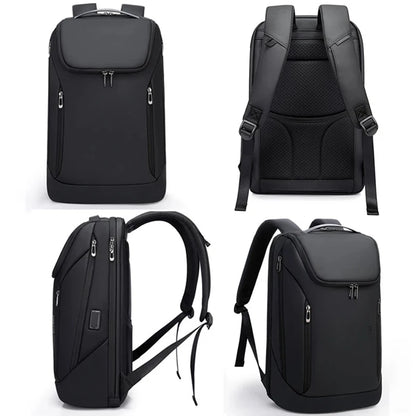 Waterproof USB Charging Laptop Backpack - 17 Travel Business Bag for Men - ZOOMNSTORE