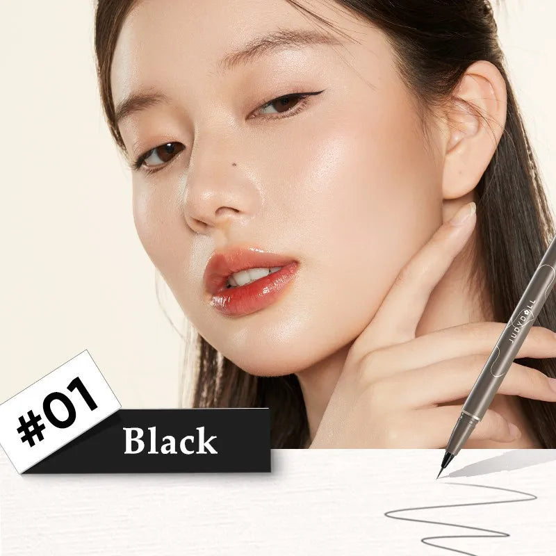 Waterproof Liquid Eyeliner - Long Lasting, Quick Dry Eye Liner Pen | Smudge Proof Cosmetic Tool - ZOOMNSTORE