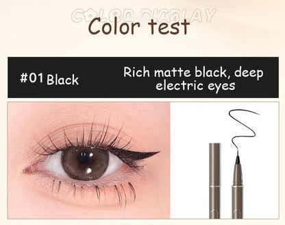 Waterproof Liquid Eyeliner - Long Lasting, Quick Dry Eye Liner Pen | Smudge Proof Cosmetic Tool - ZOOMNSTORE