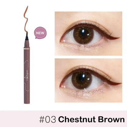 Waterproof Liquid Eyeliner - Long Lasting, Quick Dry Eye Liner Pen | Smudge Proof Cosmetic Tool - ZOOMNSTORE