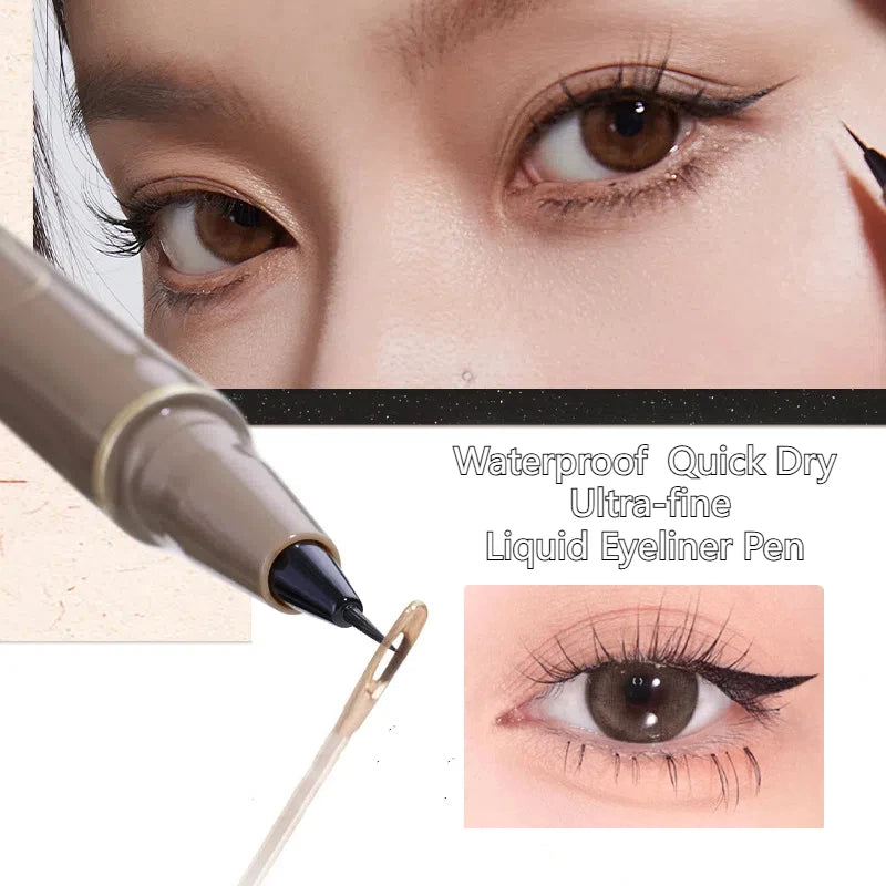 Waterproof Liquid Eyeliner - Ultra Fine Pencil, Quick Dry, Long Lasting Eye Makeup Pen - ZOOMNSTORE