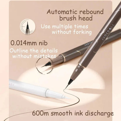 Waterproof Liquid Eyeliner - Ultra Fine Pencil, Quick Dry, Long Lasting Eye Makeup Pen - ZOOMNSTORE