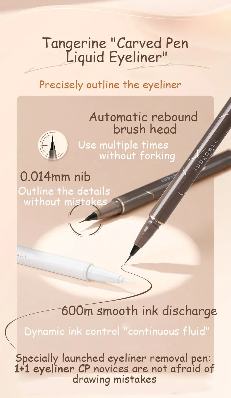Waterproof Liquid Eyeliner - Ultra Fine Pencil, Quick Dry, Long Lasting Eye Makeup Pen - ZOOMNSTORE