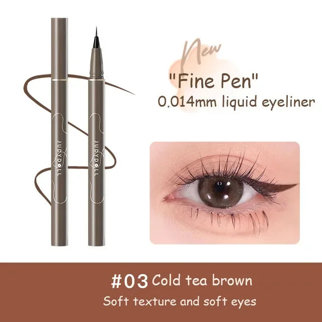 Waterproof Liquid Eyeliner - Ultra Fine Pencil, Quick Dry, Long Lasting Eye Makeup Pen - ZOOMNSTORE