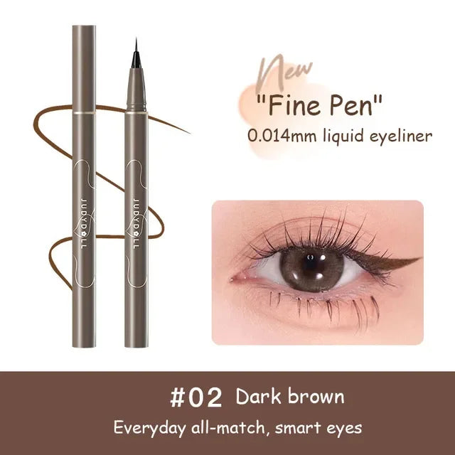 Waterproof Liquid Eyeliner - Ultra Fine Pencil, Quick Dry, Long Lasting Eye Makeup Pen - ZOOMNSTORE