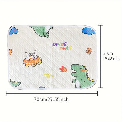 Waterproof Washable Mattress Urine Mat for Baby Toddlers Cute Cartoon Bed Protector Diaper Bedding Urine Pads Cloth Breathable - ZOOMNSTORE