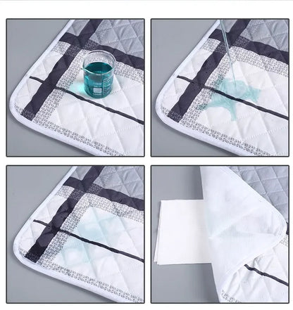 Waterproof Washable Mattress Urine Mat for Baby Toddlers Cute Cartoon Bed Protector Diaper Bedding Urine Pads Cloth Breathable - ZOOMNSTORE