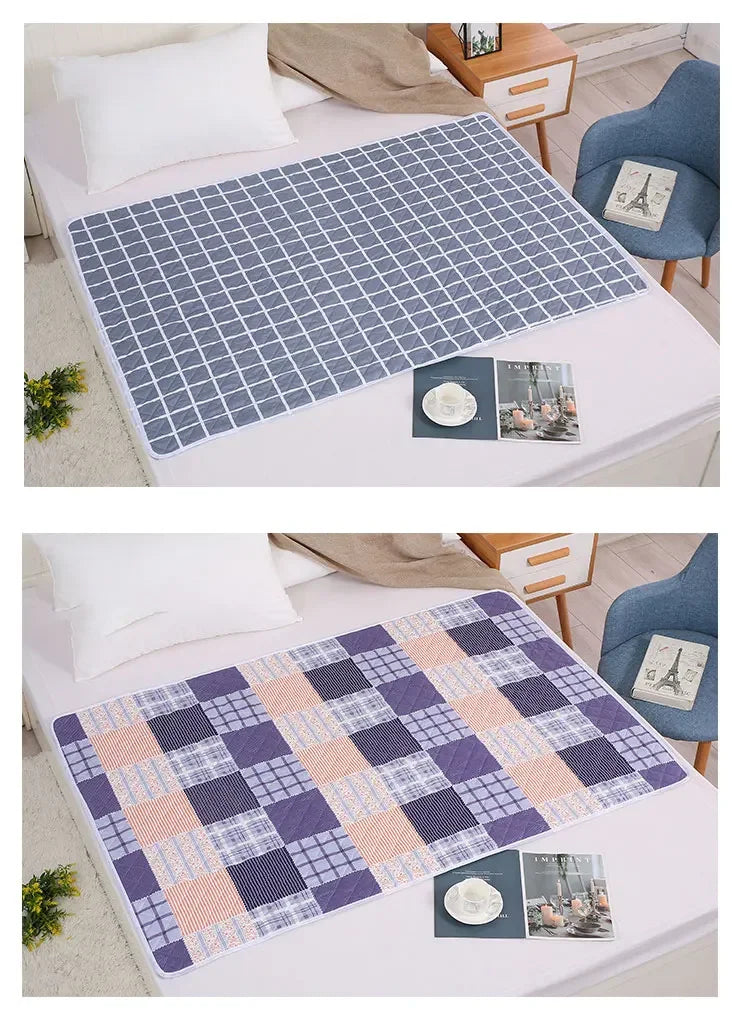 Waterproof Washable Mattress Urine Mat for Baby Toddlers Cute Cartoon Bed Protector Diaper Bedding Urine Pads Cloth Breathable - ZOOMNSTORE