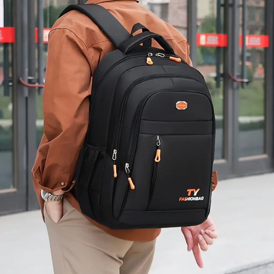 Mens Large Capacity Waterproof Backpack - Adjustable Casual Computer Bag - ZOOMNSTORE