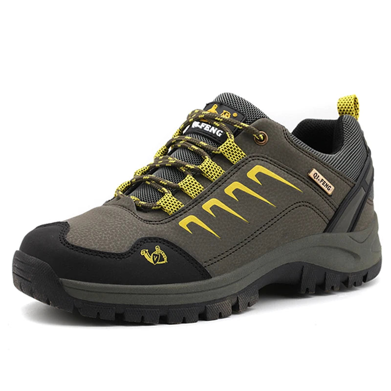 Waterproof Mens Ankle Boots - Casual Fur Hiking Sneakers for Winter - ZOOMNSTORE