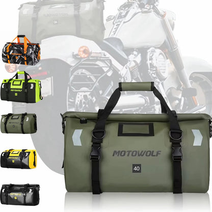 Waterproof Motorcycle Dry Bag - Reflective Duffle for Travel Hiking Camping Fishing - ZOOMNSTORE