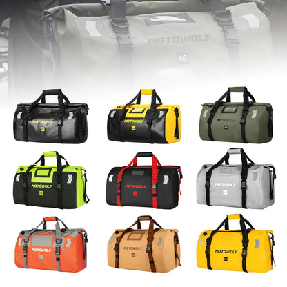 Waterproof Motorcycle Dry Bag - Reflective Duffle for Travel Hiking Camping Fishing - ZOOMNSTORE