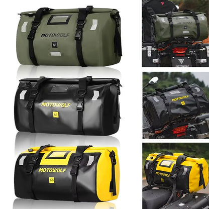 Waterproof Motorcycle Dry Bag - Reflective Duffle for Travel Hiking Camping Fishing - ZOOMNSTORE