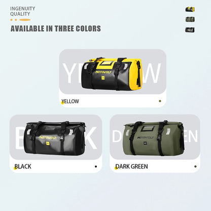 Waterproof Motorcycle Dry Bag - Reflective Duffle for Travel Hiking Camping Fishing - ZOOMNSTORE