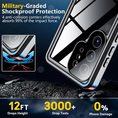 IP68 Waterproof Case for Samsung S23S24S25 - Metal Aluminum Luxury Cover - ZOOMNSTORE