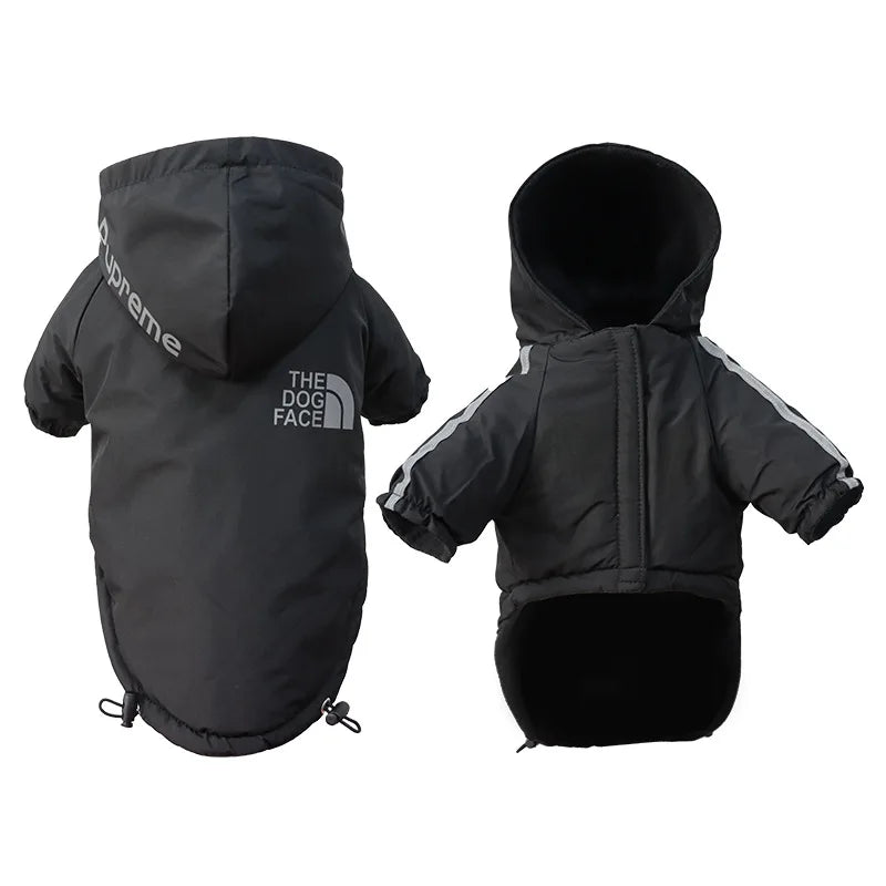 Waterproof Reflective Dog Coat - Winter Fleece Jacket for Small Medium Dogs - ZOOMNSTORE