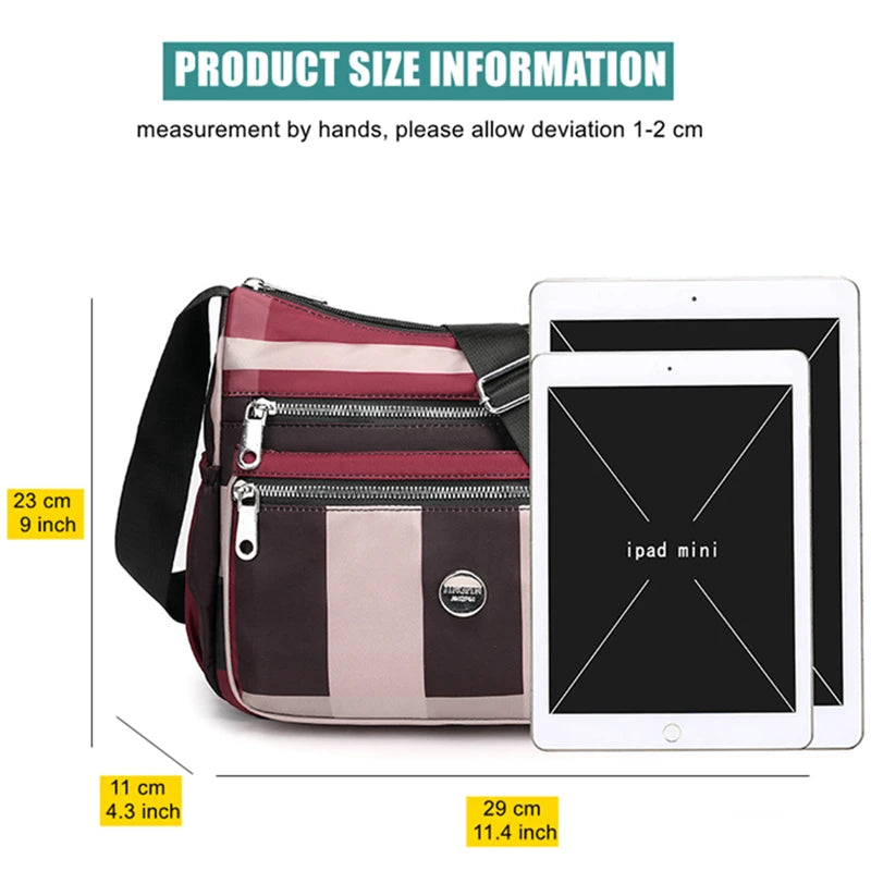 Waterproof Shoulder Bag - Large Capacity Women's Crossbody Bag with Phone Pocket - ZOOMNSTORE