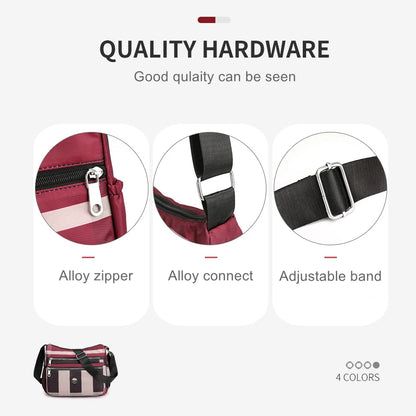 Waterproof Shoulder Bag - Large Capacity Women's Crossbody Bag with Phone Pocket - ZOOMNSTORE
