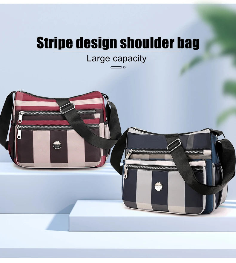 Waterproof Shoulder Bag - Large Capacity Women's Crossbody Bag with Phone Pocket - ZOOMNSTORE