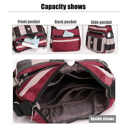 Waterproof Shoulder Bag - Large Capacity Women's Crossbody Bag with Phone Pocket - ZOOMNSTORE