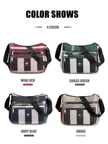 Waterproof Shoulder Bag - Large Capacity Women's Crossbody Bag with Phone Pocket - ZOOMNSTORE