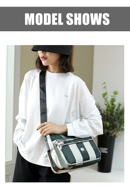 Waterproof Shoulder Bag - Large Capacity Women's Crossbody Bag with Phone Pocket - ZOOMNSTORE