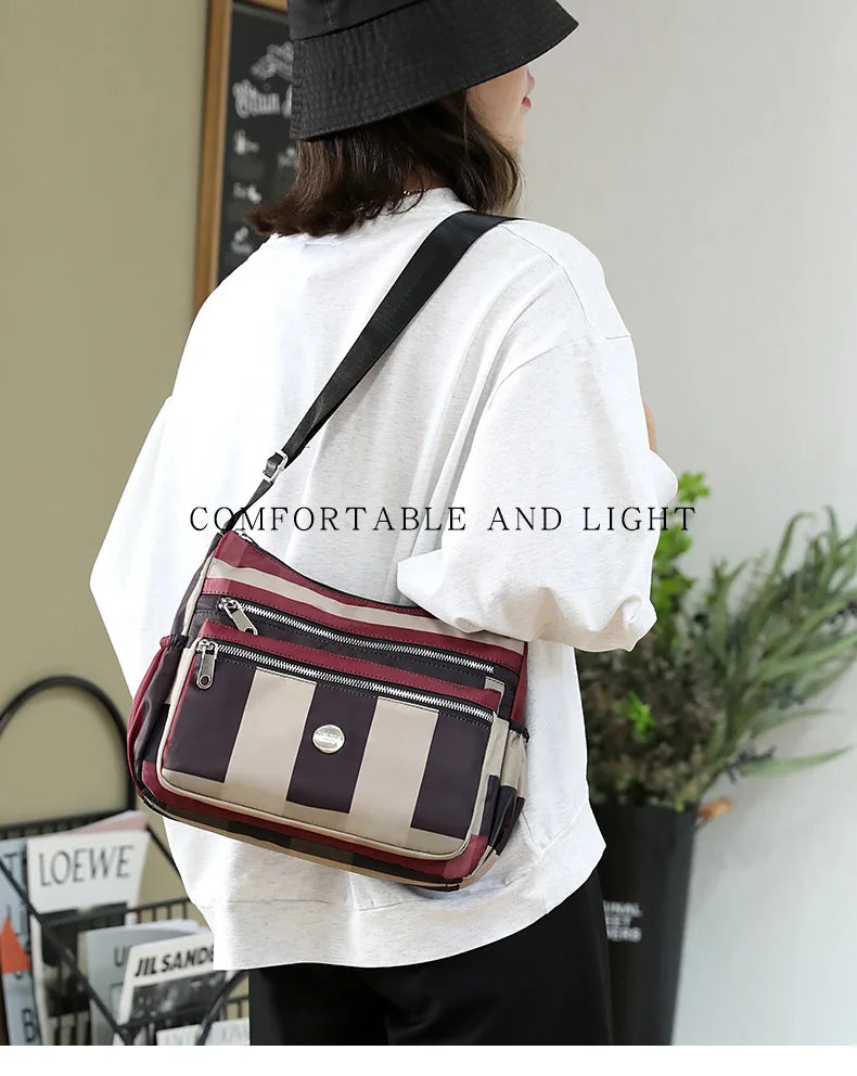 Waterproof Shoulder Bag - Large Capacity Women's Crossbody Bag with Phone Pocket - ZOOMNSTORE