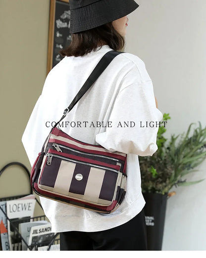 Waterproof Shoulder Bag - Large Capacity Women's Crossbody Bag with Phone Pocket - ZOOMNSTORE