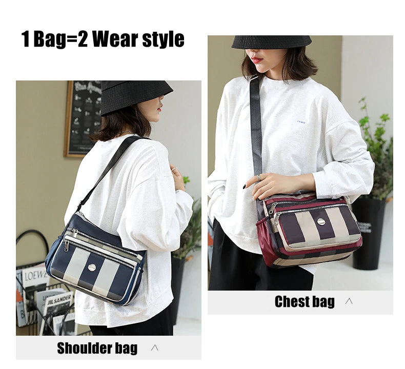 Waterproof Shoulder Bag - Large Capacity Women's Crossbody Bag with Phone Pocket - ZOOMNSTORE