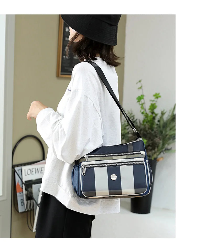 Waterproof Shoulder Bag - Large Capacity Women's Crossbody Bag with Phone Pocket - ZOOMNSTORE